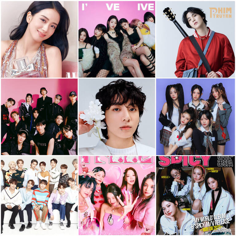 Một số gương mặt nổi bật trong danh sách đề cử Bài hát và Album xuất sắc nhất của GDA 2024: Jisoo, IVE, Suga, Jungkook, NewJeans, Seventeen...