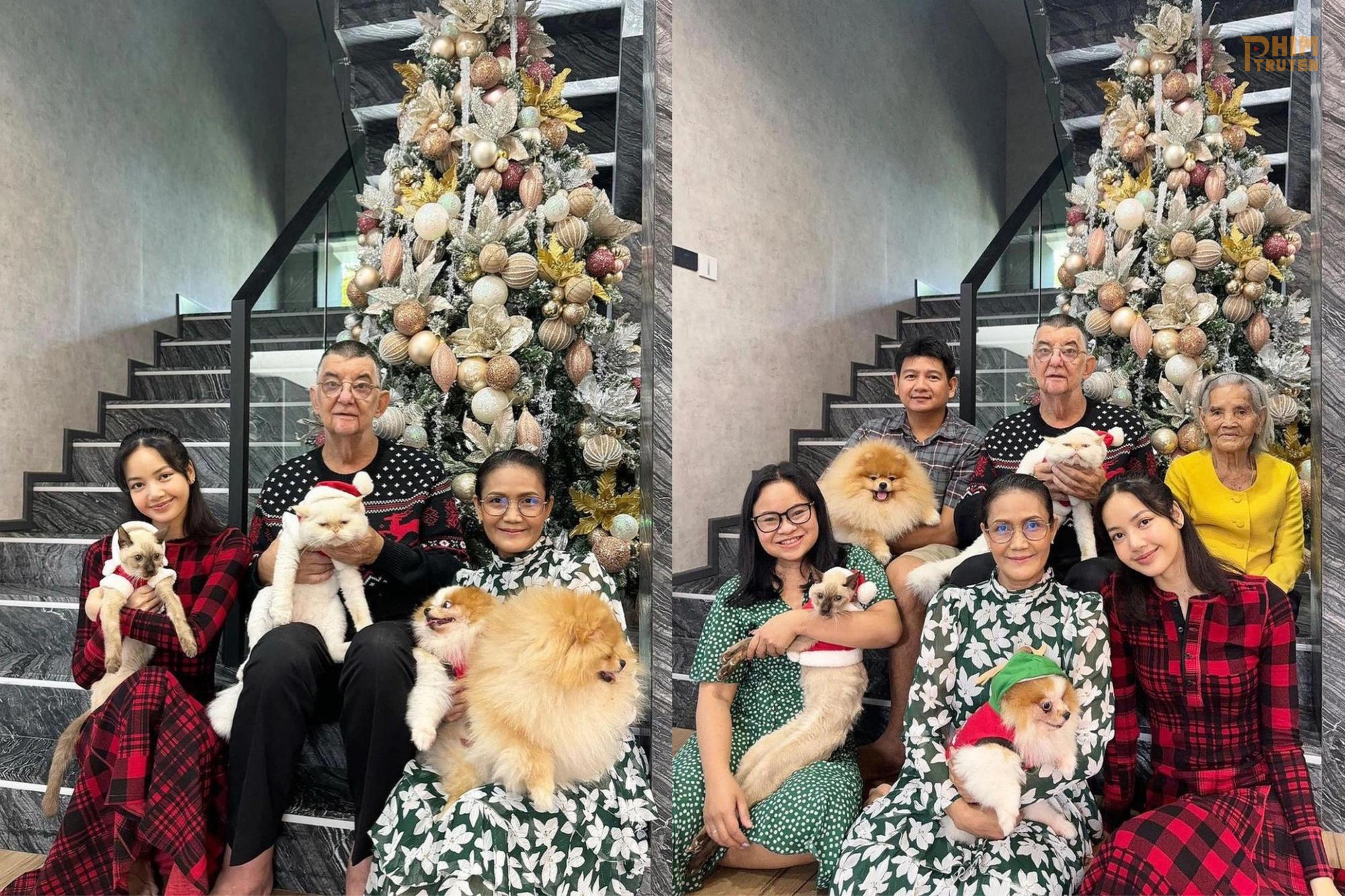 Lisa đón Giáng sinh ấm áp cùng gia đình