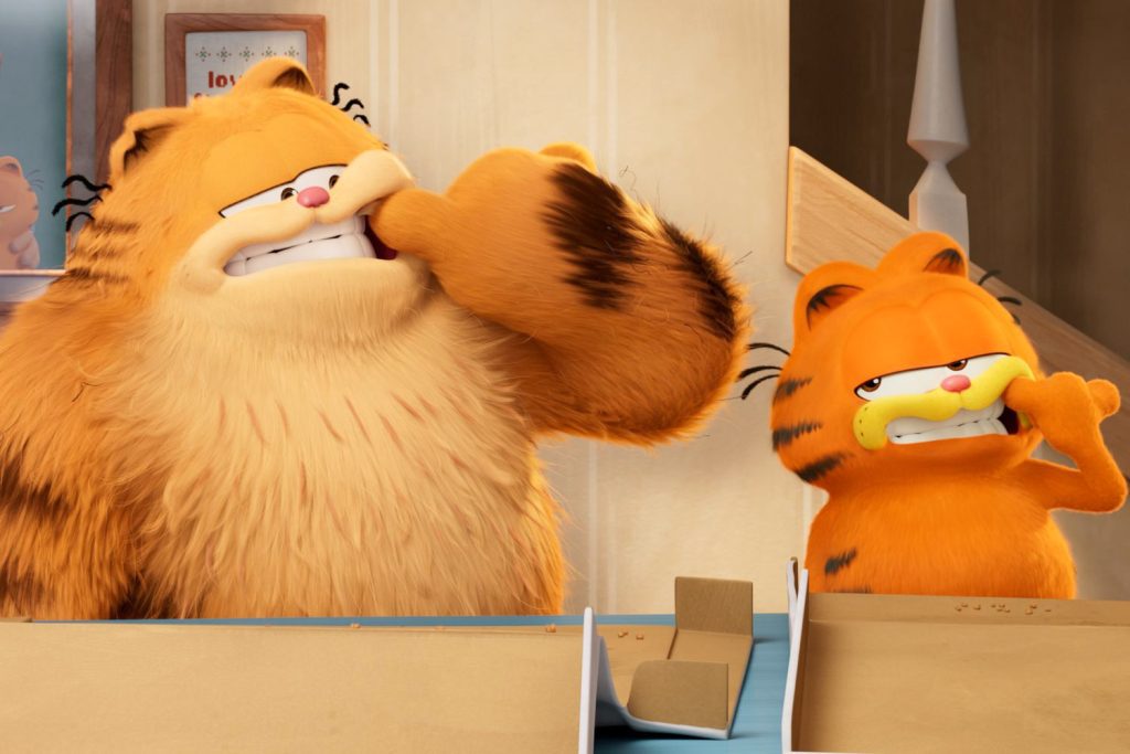 Cảnh trong phim "Garfield: Mèo béo siêu quậy". Ảnh: Sony 